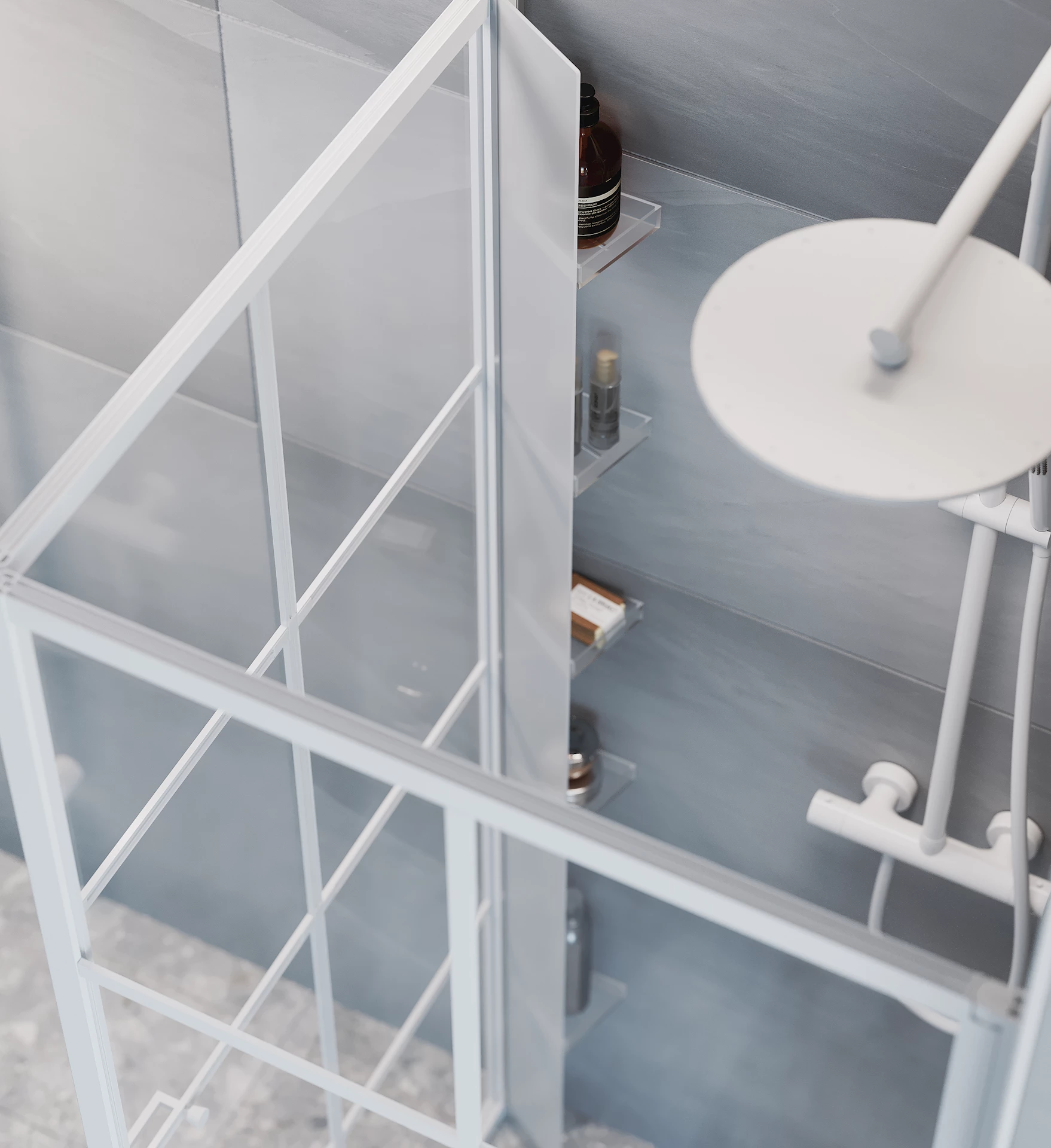 NRF6294252 - Tidy dusjhylle, ice matt - 